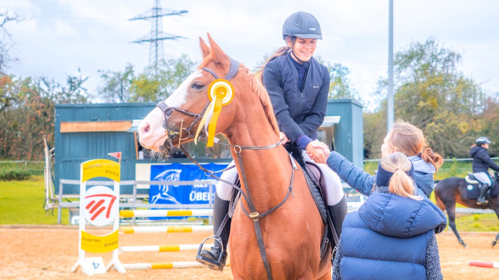 Siegerehrung beim Reitturnier in Überlingen