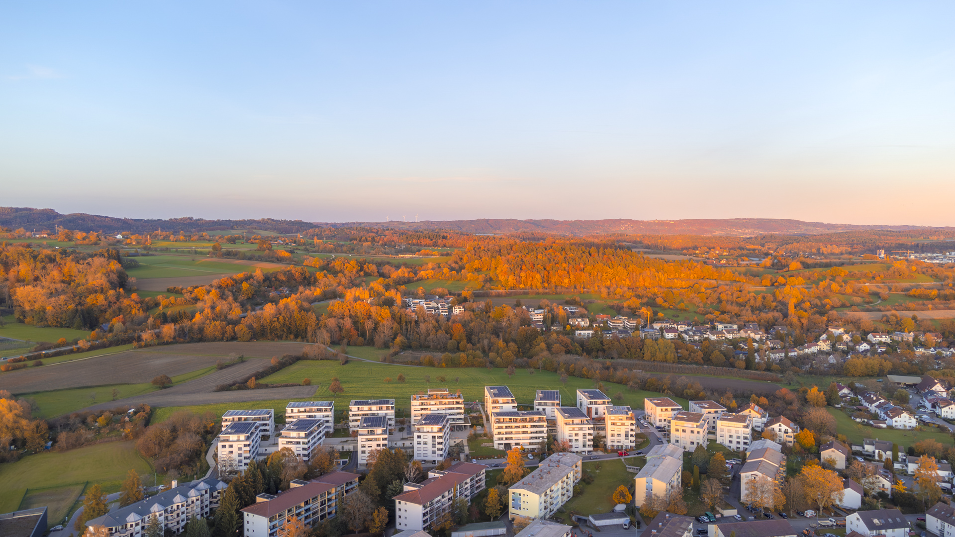 Ein Drohnenfoto ins Überlinger Hinterland