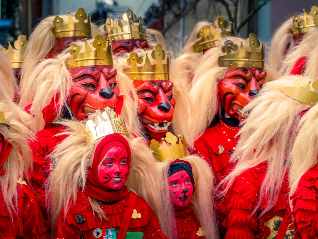 Eine Gruppe der Überlinger Löwen