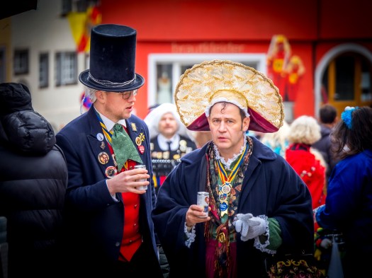 Die Narreneltern der Überlinger Narrenzunft