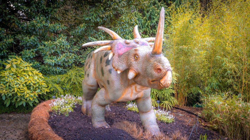 Ein Styracosaurus auf der Insel Mainau