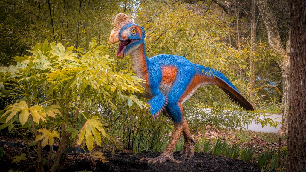 Ein Oviraptor auf der Insel Mainau