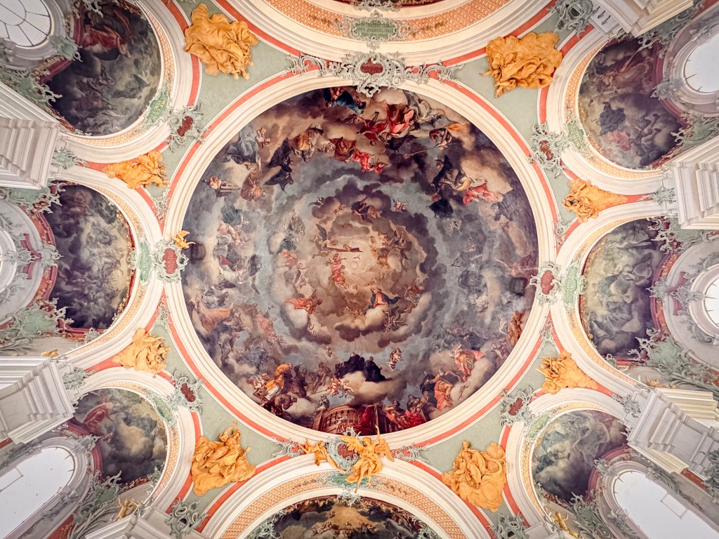Deckengemälde der Fürstabtei in St. Gallen