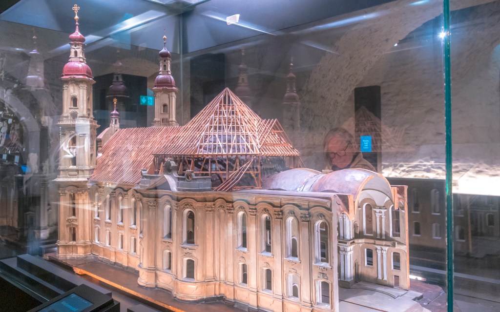 Modell der Fürstabtei in St. Gallen