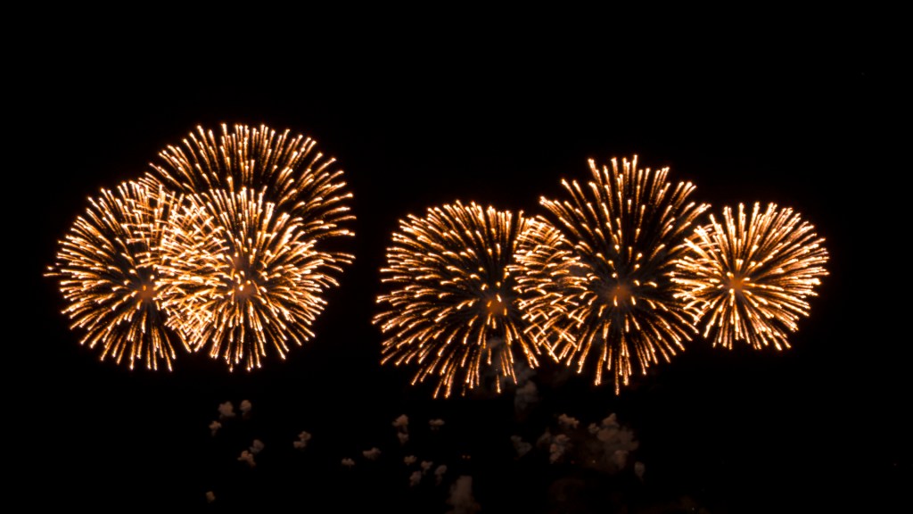 Buntes Feuerwerk zum Seenachtsfest 2026 in Konstanz