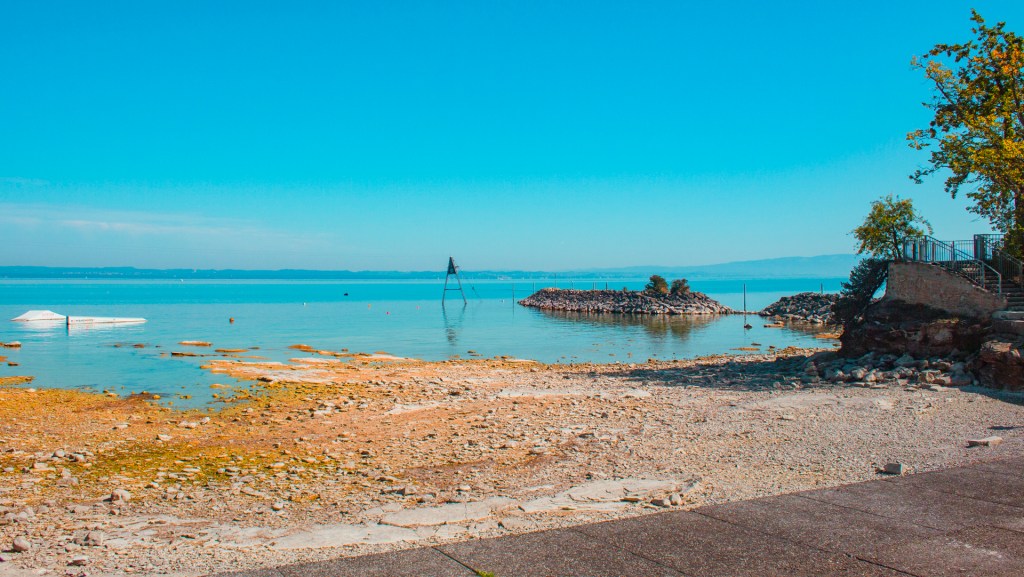 Niedrigwasser am Bodensee
