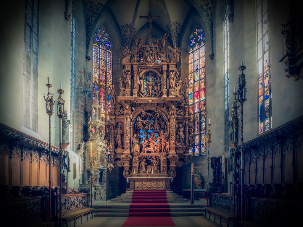 Blick auf den Hochaltar im Überlinger Münster